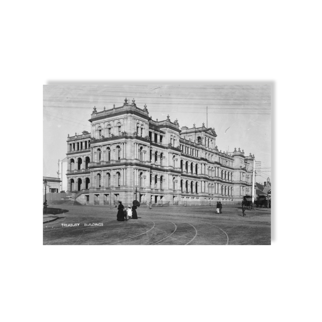 New Light Postcard | Treasury Building
