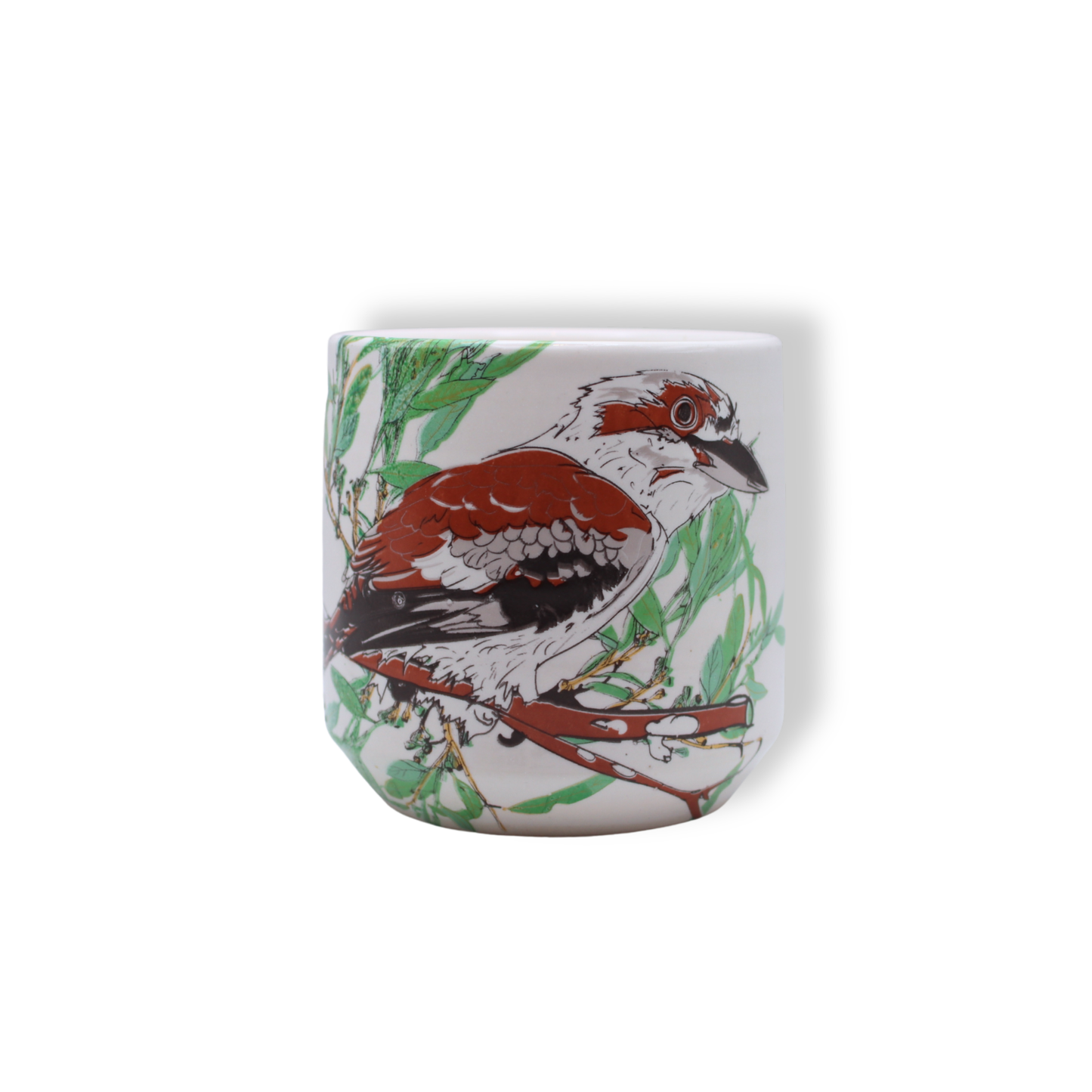 Blue House Porcelain White Latte Cup | Kookaburra #1