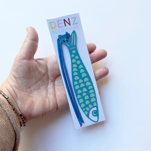 Denz Bookmark | Fishy in Blues