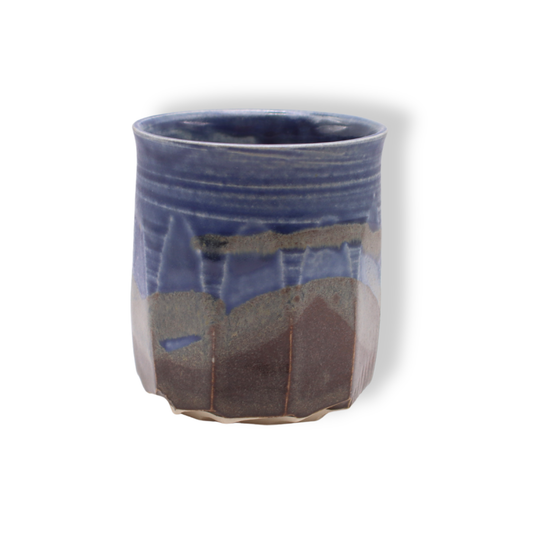 Brush and Wheel Stoneware Ceramic Tumbler | #10
