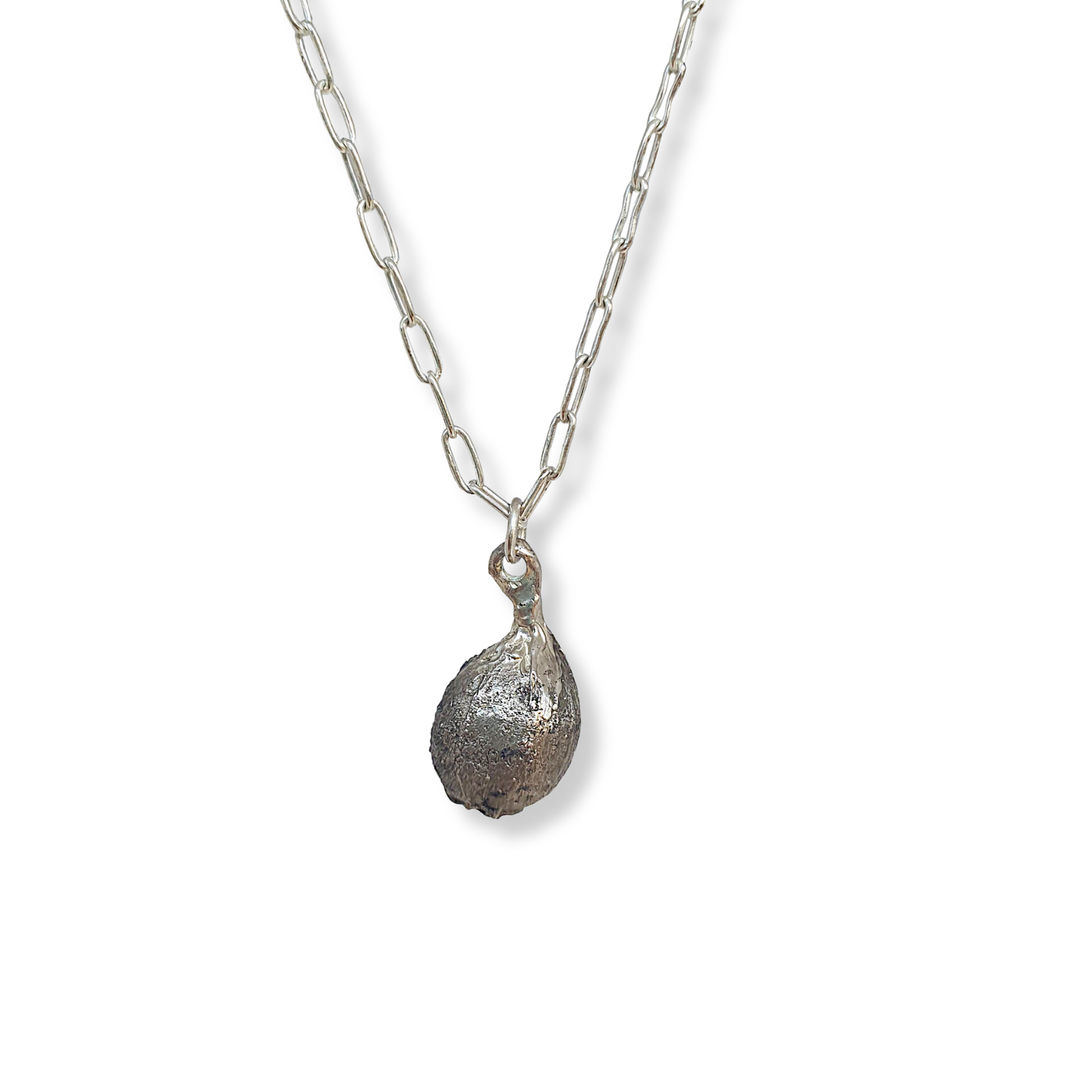 Burnished Jewellery Necklace | Semi-oxidised Gumnut