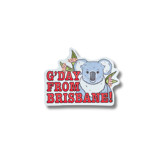Busy Head Brisbane Fridge Magnet | Koala