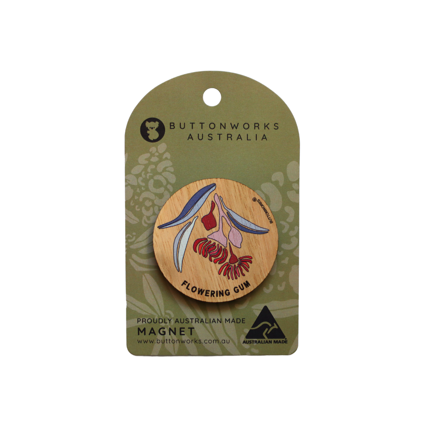 Buttonworks Magnet | Flowering Gum