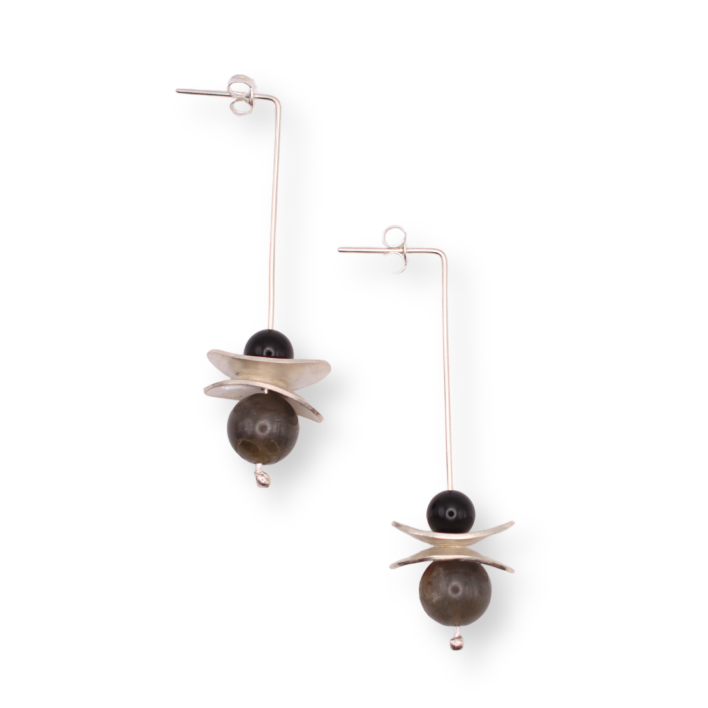 C.K.D. Earrings | Domed Drop #6