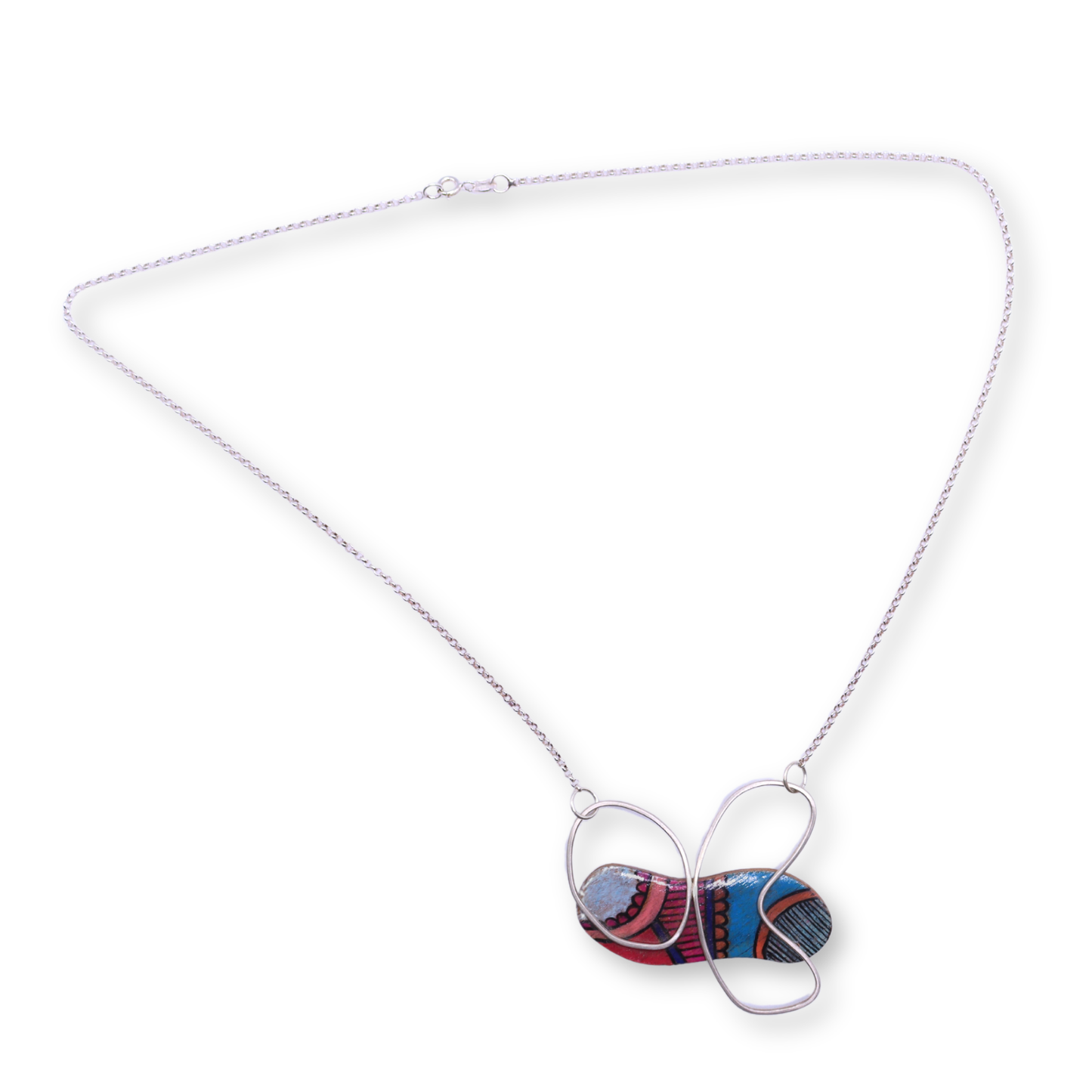 Chloë Waddell Plywood Pendant Necklace Large | #2