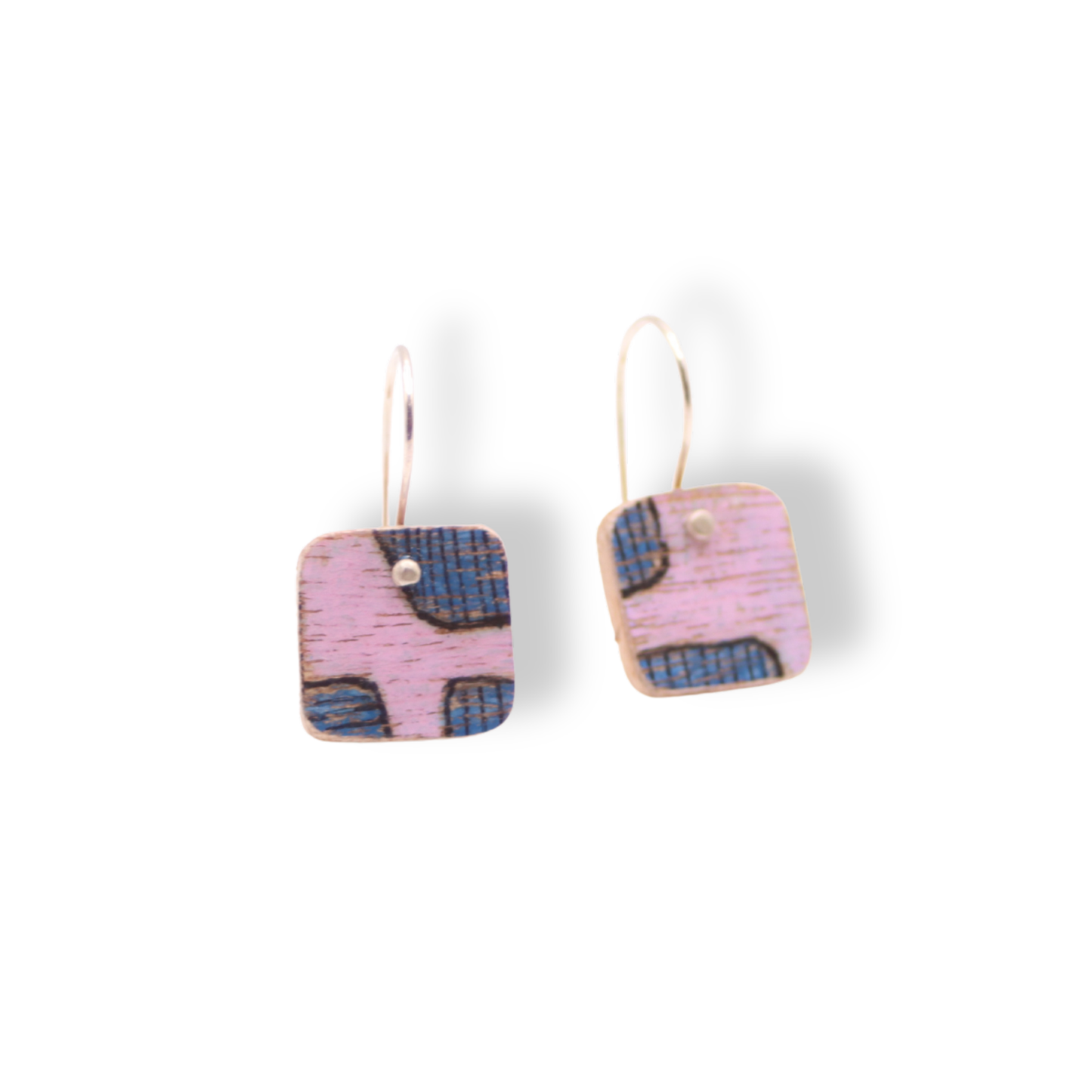 Chloë Waddell Hand-Coloured Plywood Earring X-Small | #2