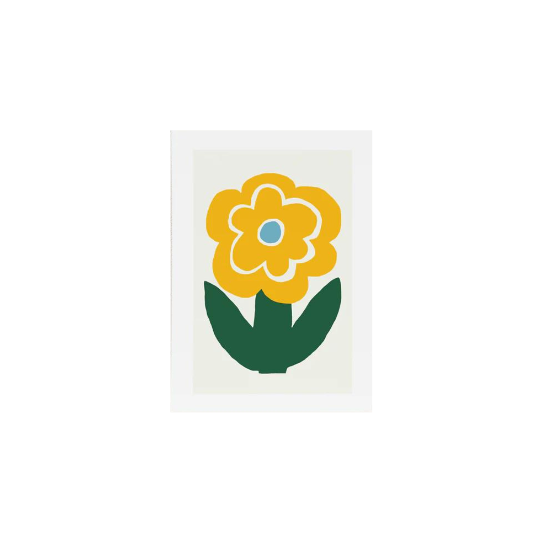 Claire Ritchie Love Bloom Mini Print | Golden