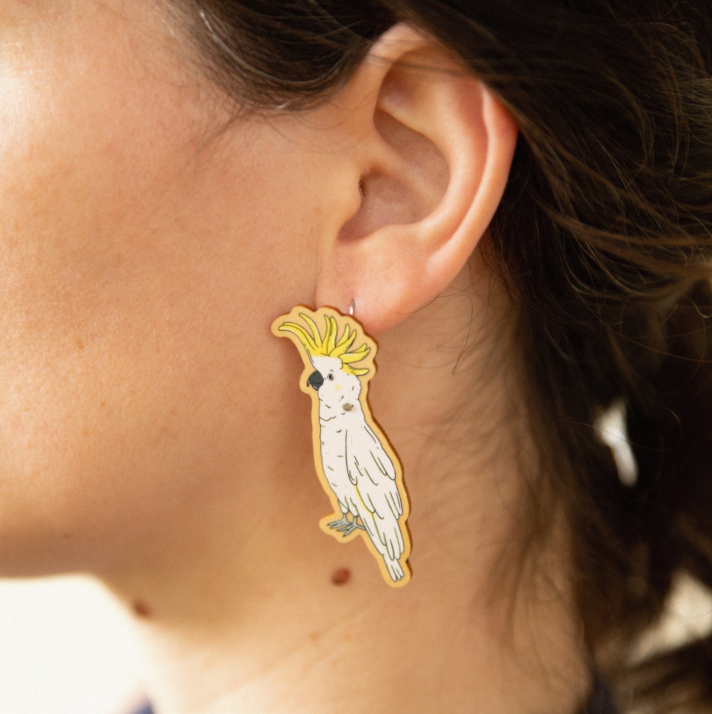 Busy Head Earrings | Cockatoo Dangles