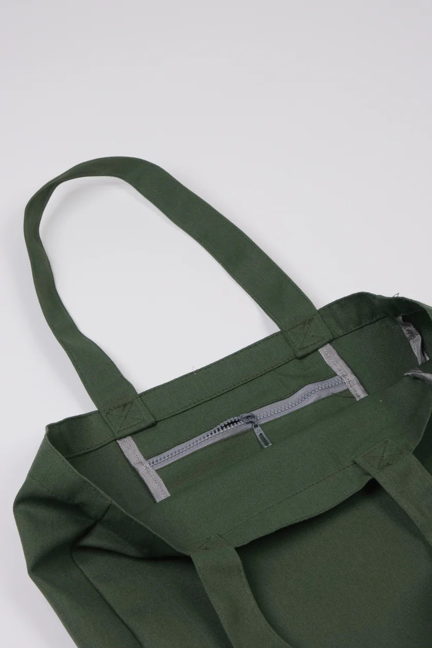 The Modern Souvenir Shop Yeah, Nah Tote Bag | Olive