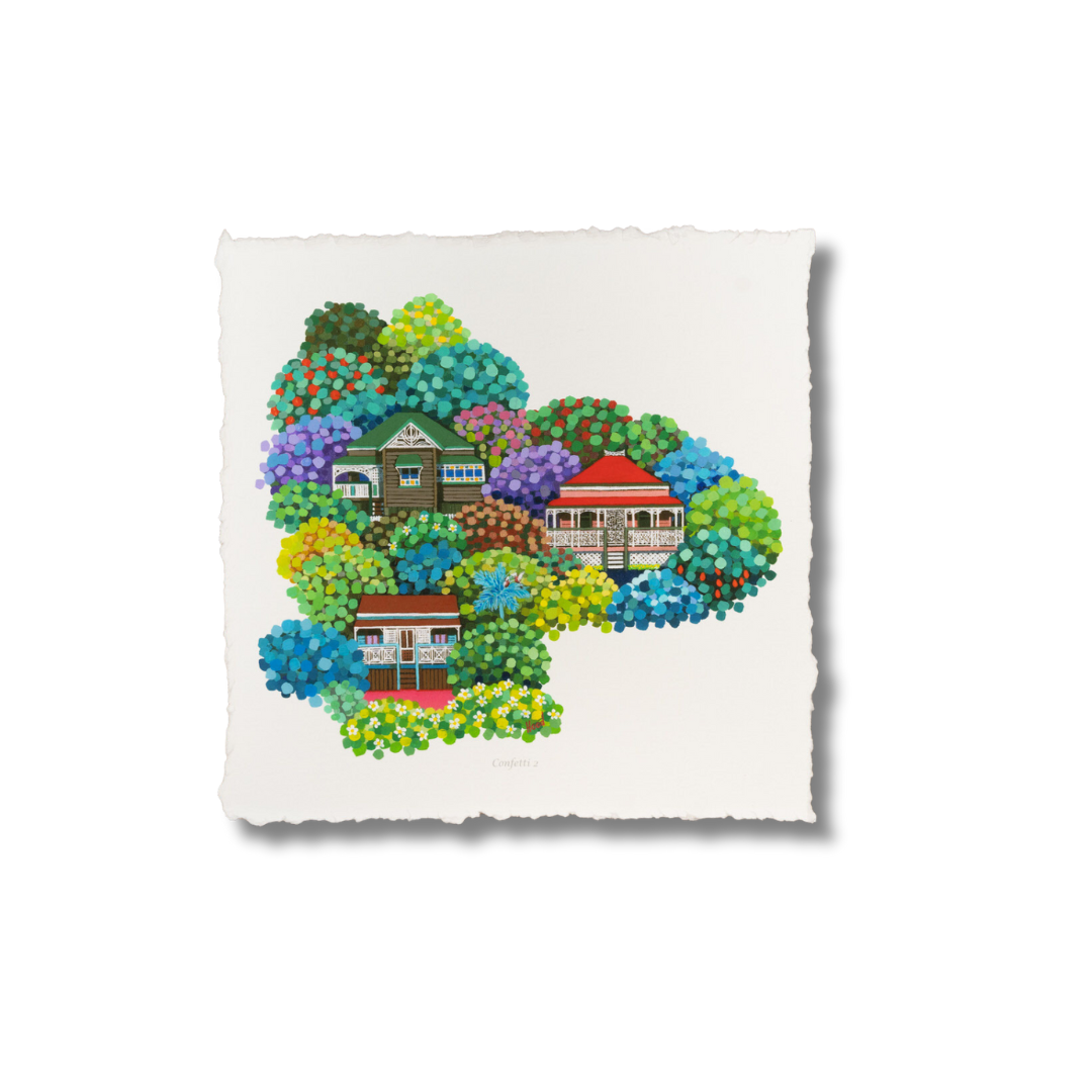 Debra Hood Art Print | Confetti 2
