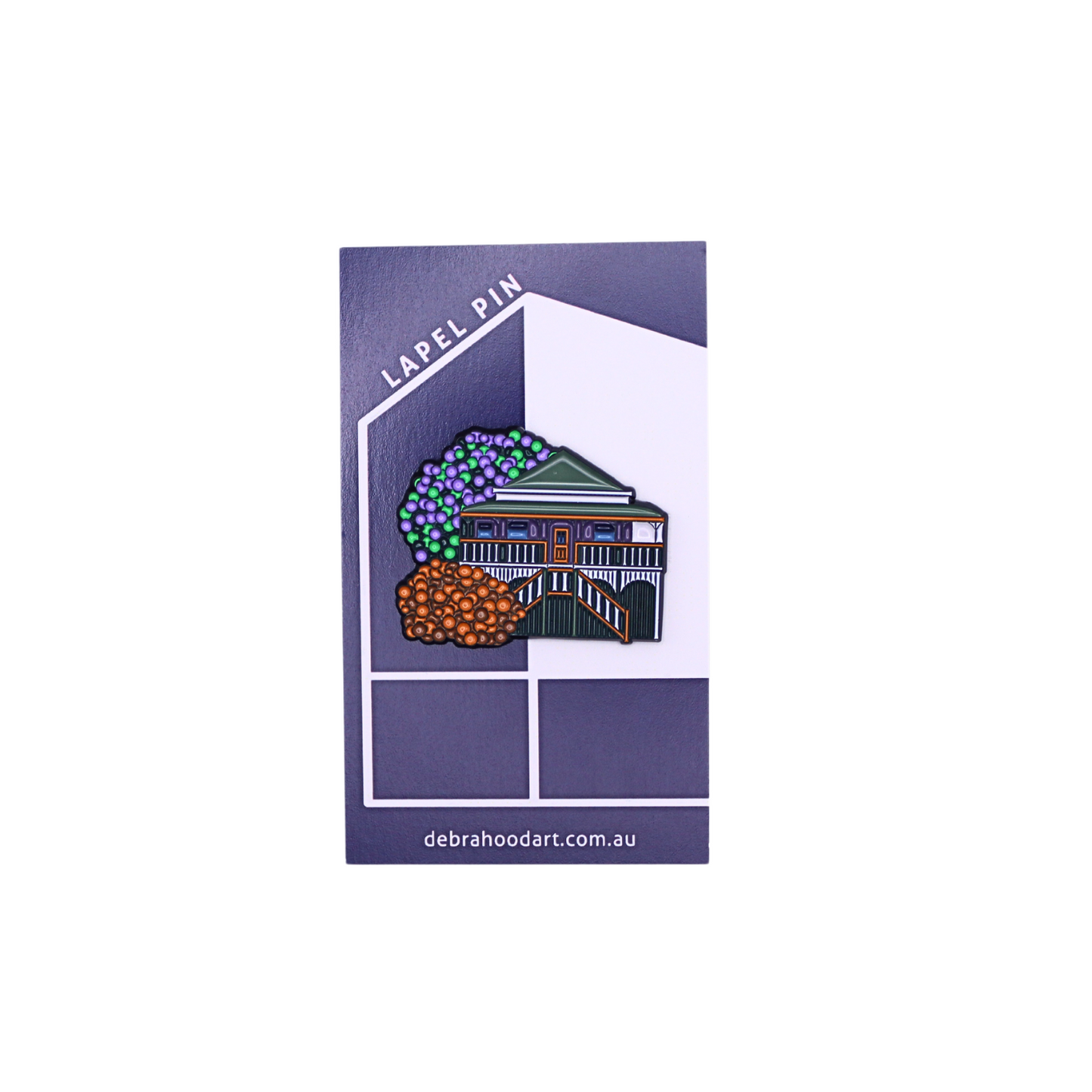 Debra Hood Enamel Pin | Dusty Mauve House