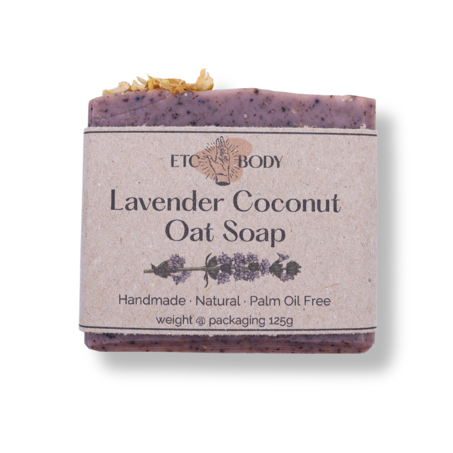 ETC Body Soap | Lavender Coconut Oat Bar