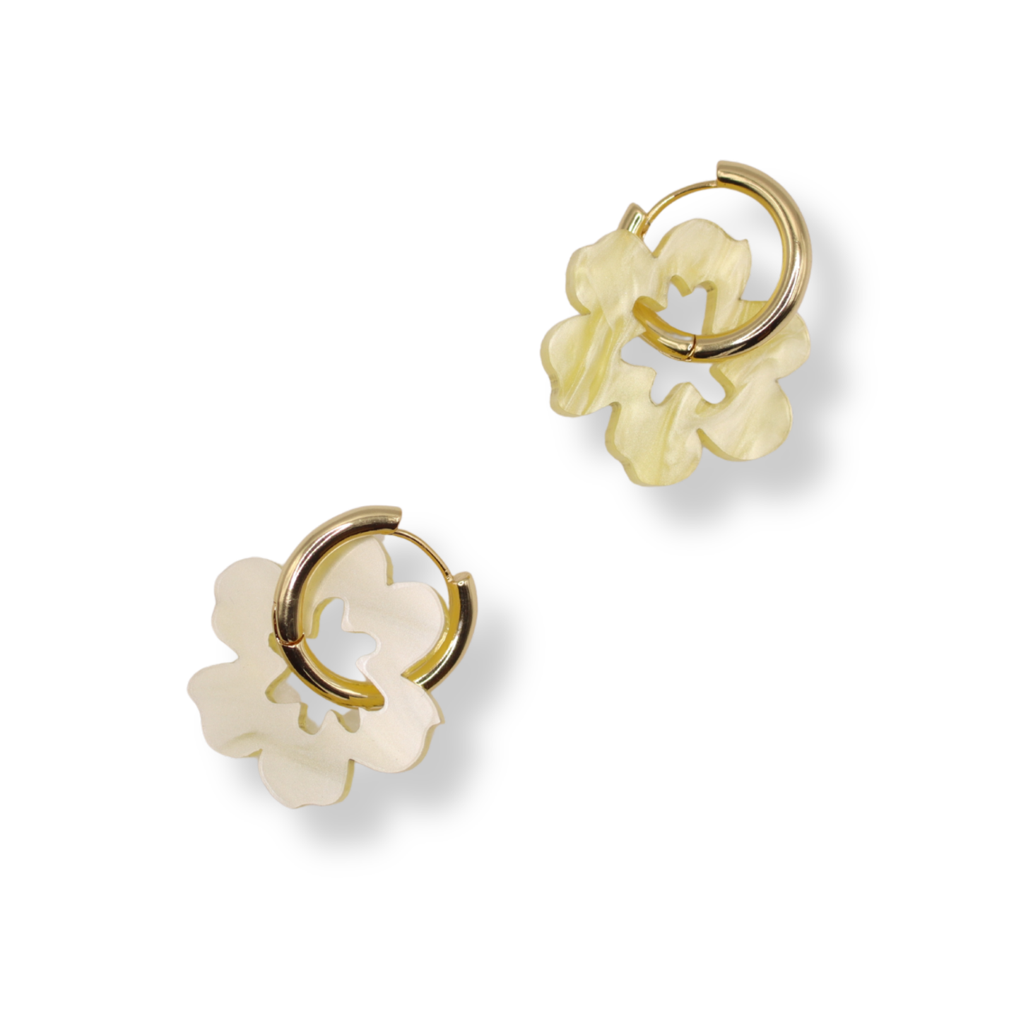 Flowature Daisy Sleeper Earrings | Sunshine Yellow