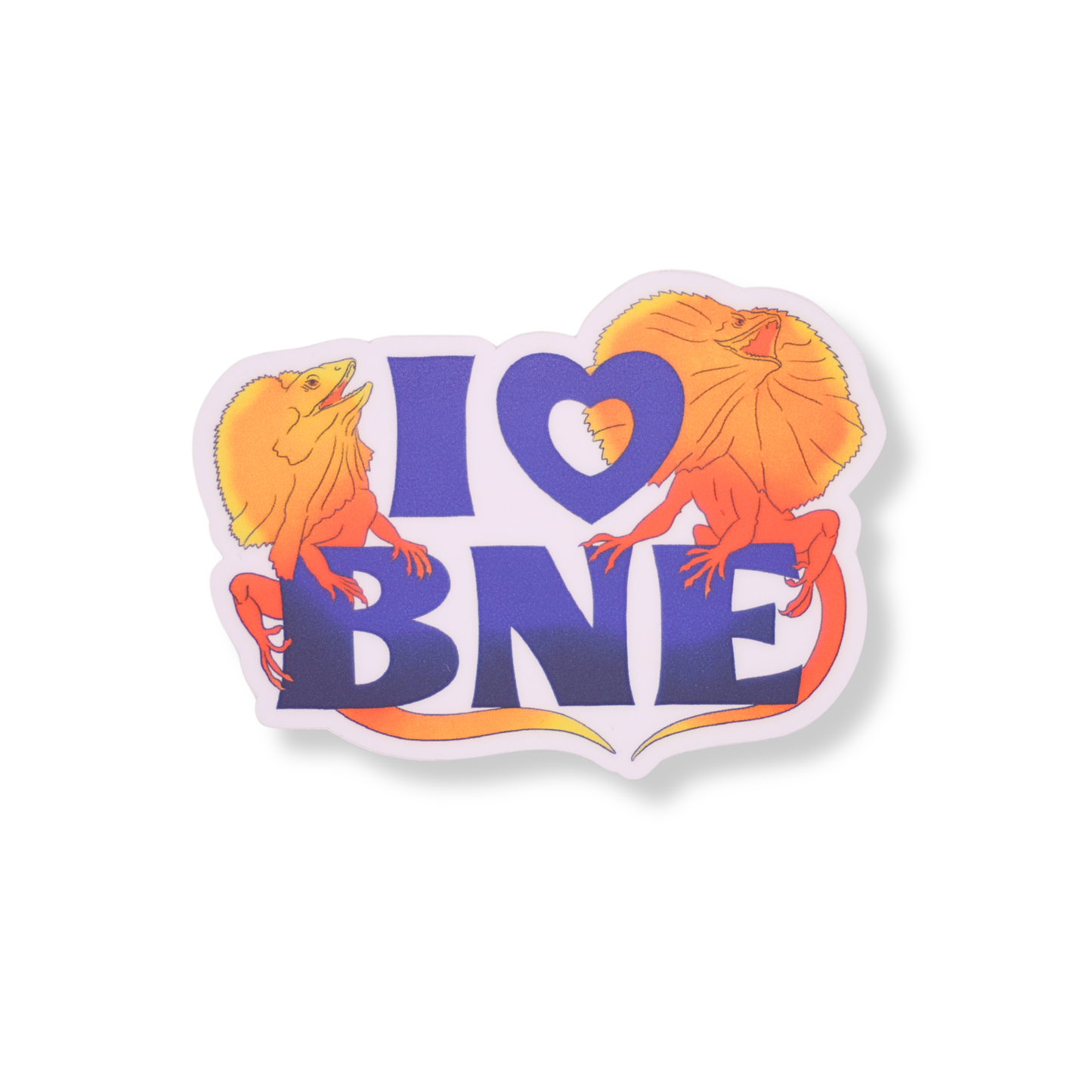 Forge Forward Sticker | Frill Neck Lizard