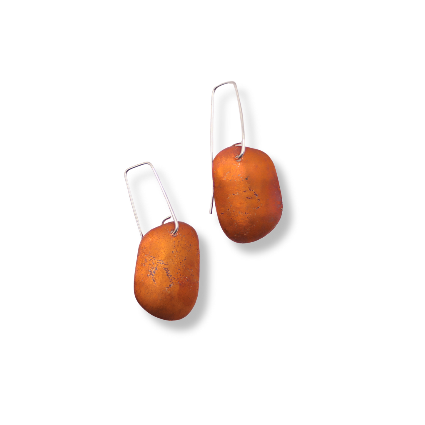 Gabi Harris Earrings | Orange Pebbles