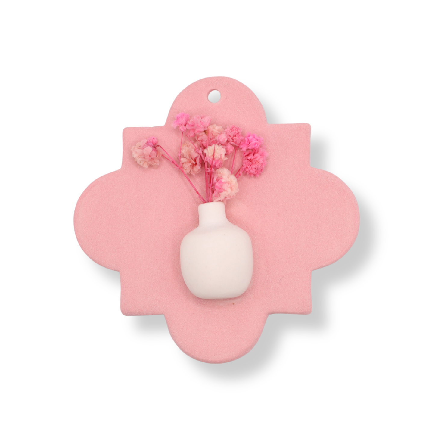Illy's Wall Porcelain Cookie Wall Vase | Pink #2