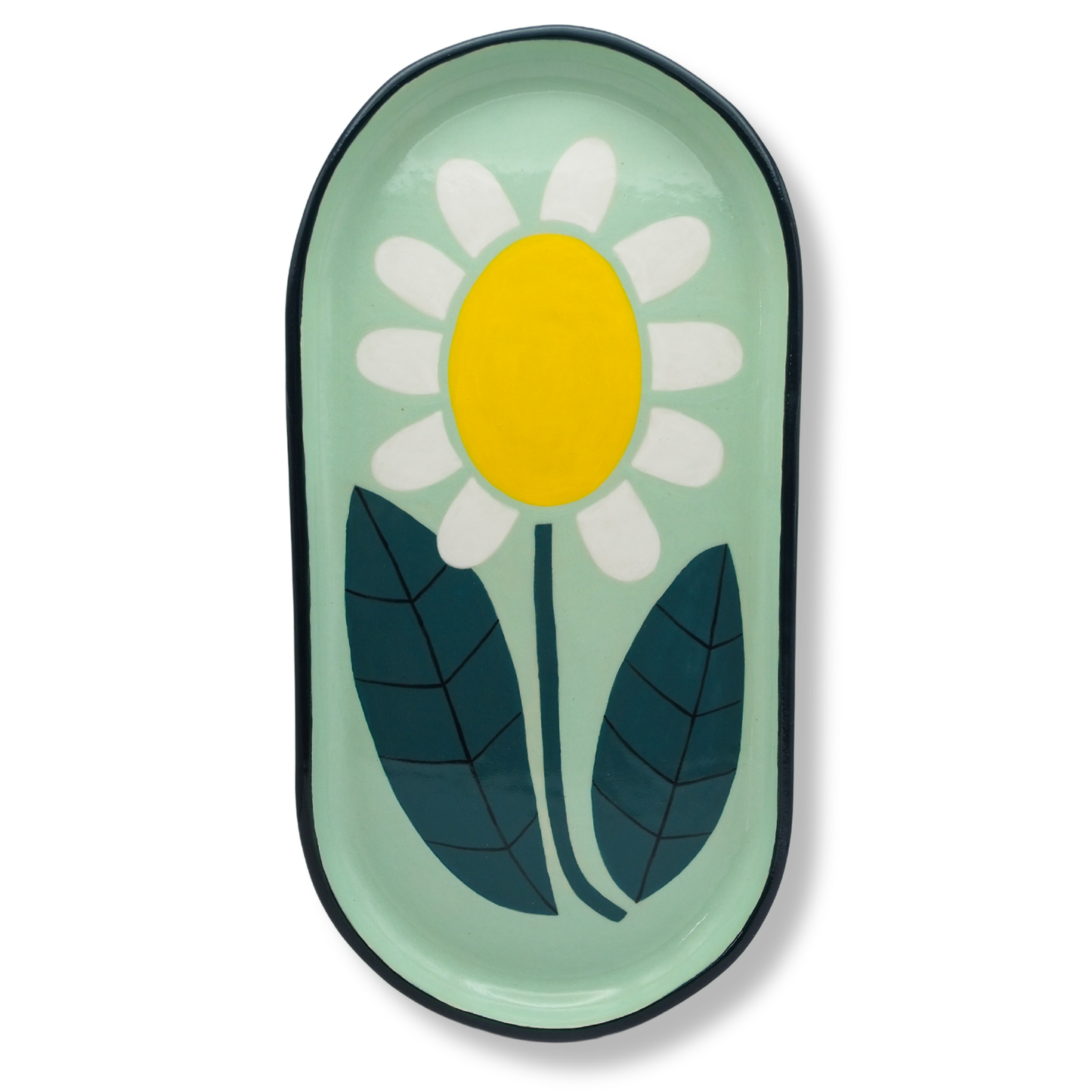 Kathy Gardiner Sunshine Daisy Oblong Platter | Large