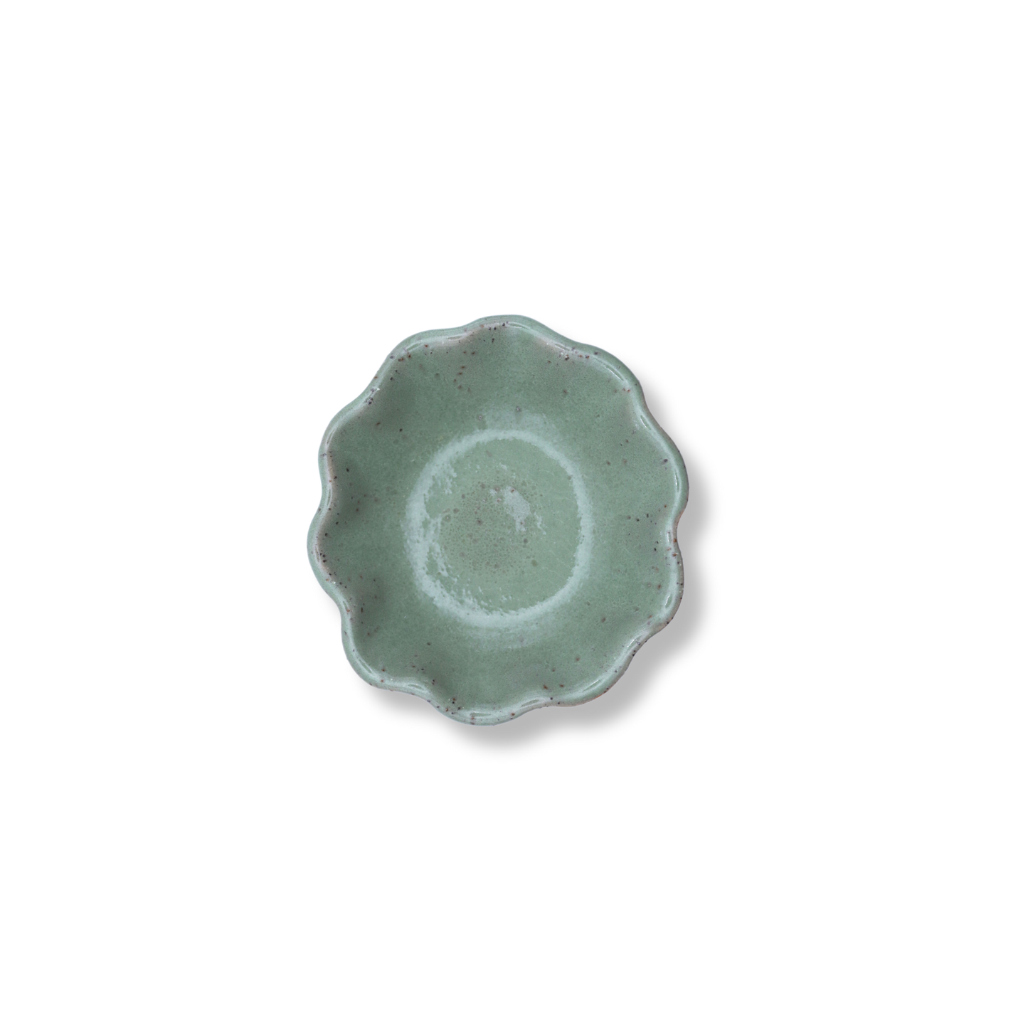 Kim Wallace Small Ruffle Bowl | Sage