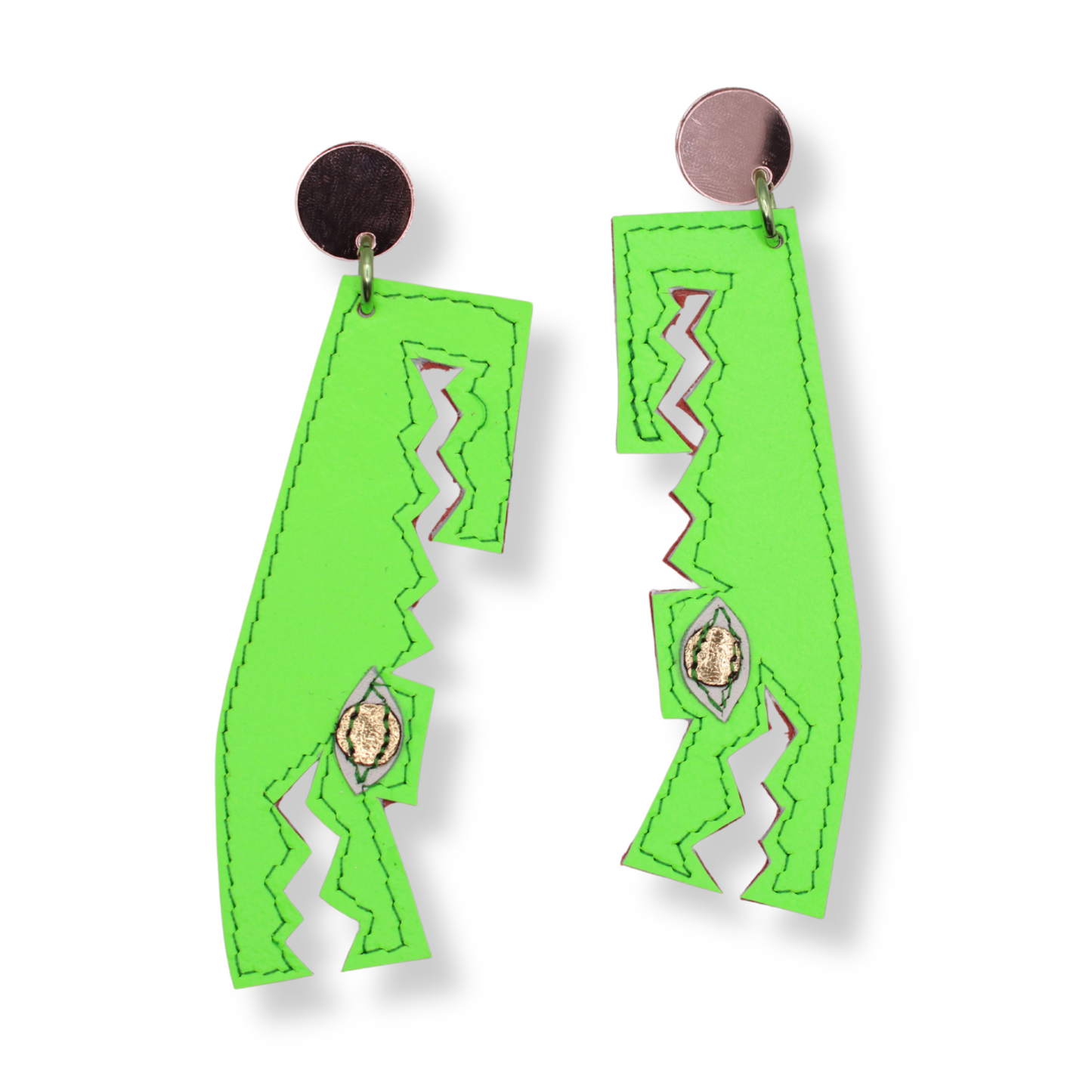 Kimi Schieren Earrings | Crocodile