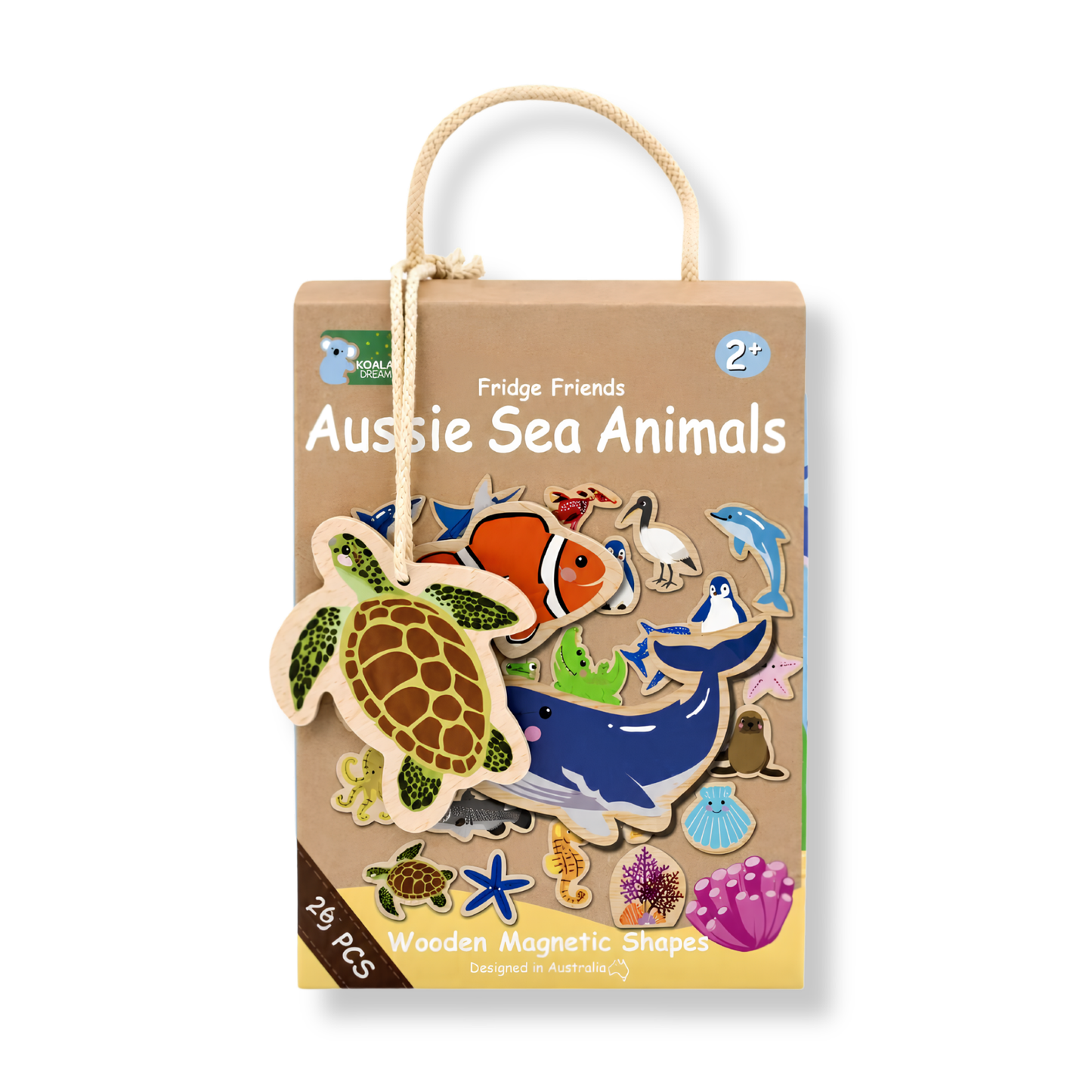 Koala Dream Fridge Friends Magnets | Australian Sea Animals 26PCS