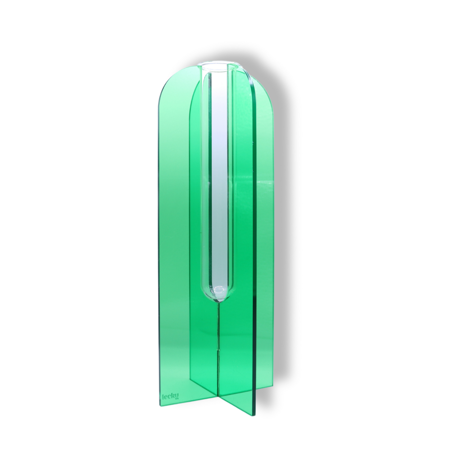 Lecky Studios Large Stem Vase | Forest Green