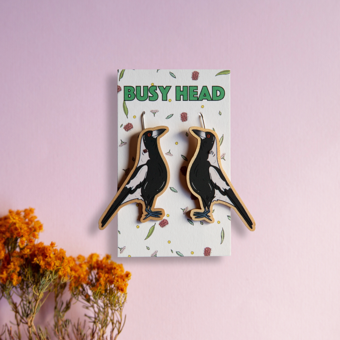 Busy Head Earrings | Magpie Dangles
