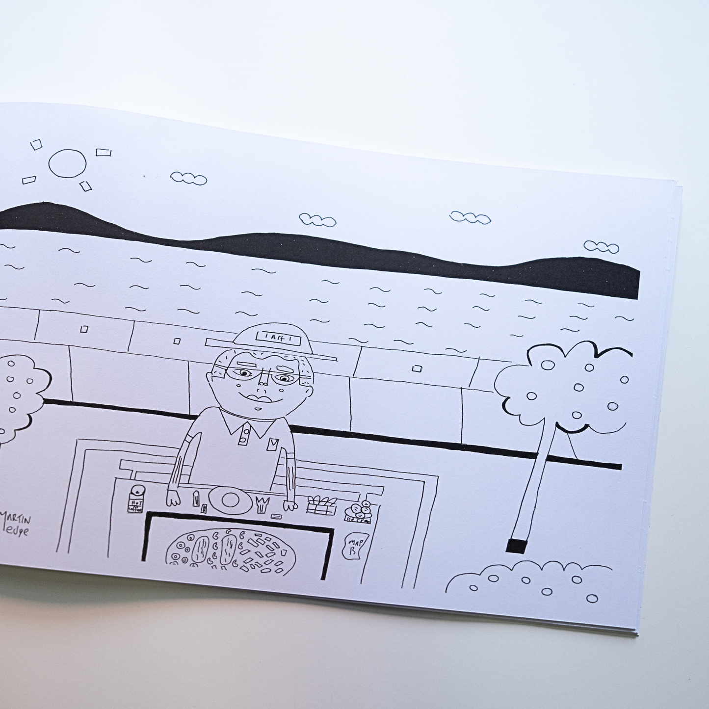 Welcome to Brisbane Colouring Book by Martin Edge