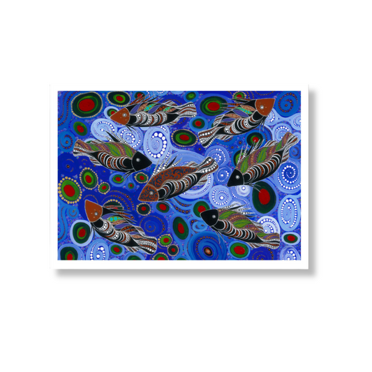 Melanie Hava Print Medium | Fish in the Current