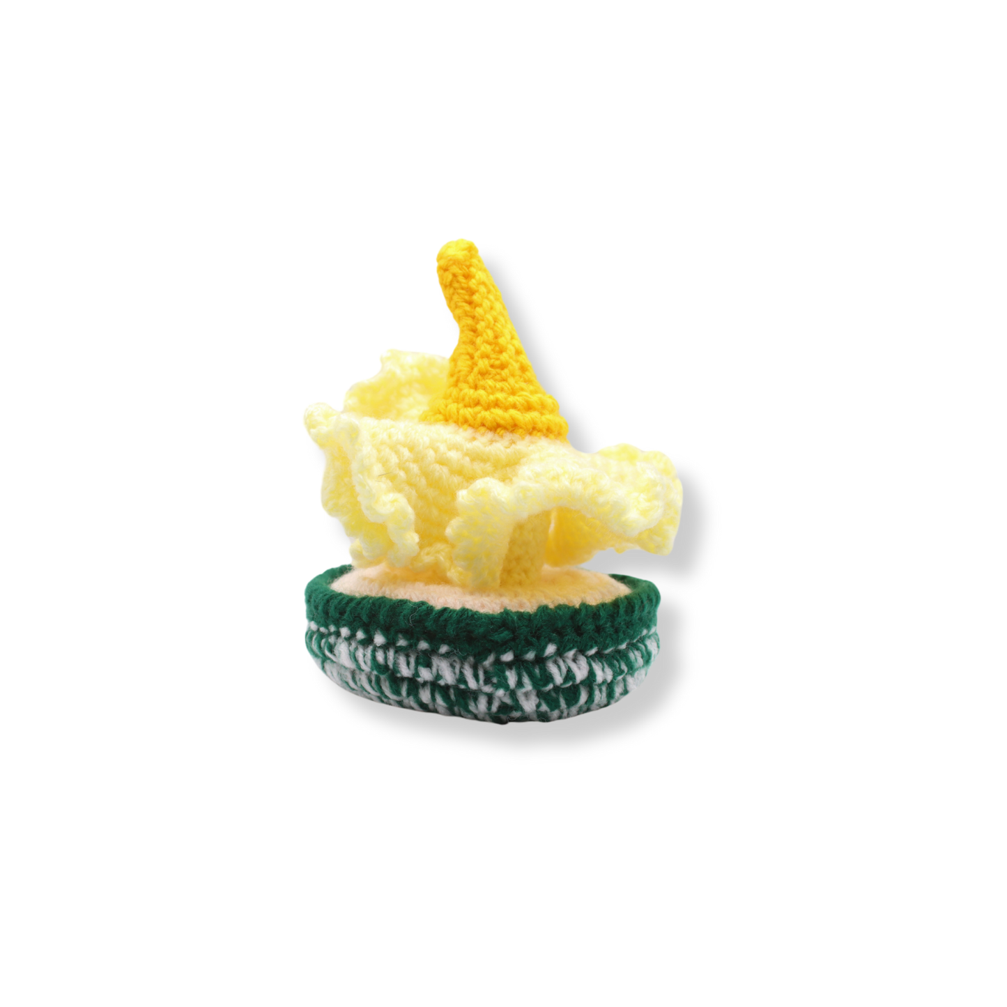 Millie Radovic Hand Knitted + Crocheted Lily with Base #3