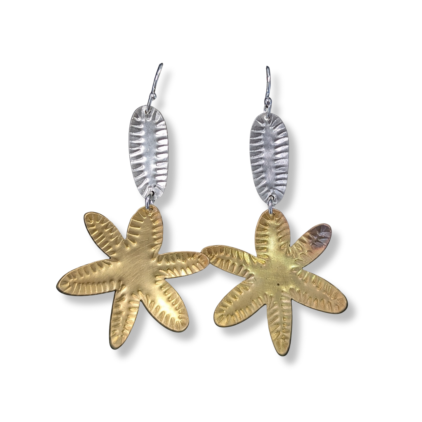 Nicole Jakins Earrings | Fringed Yellow Rush Lily