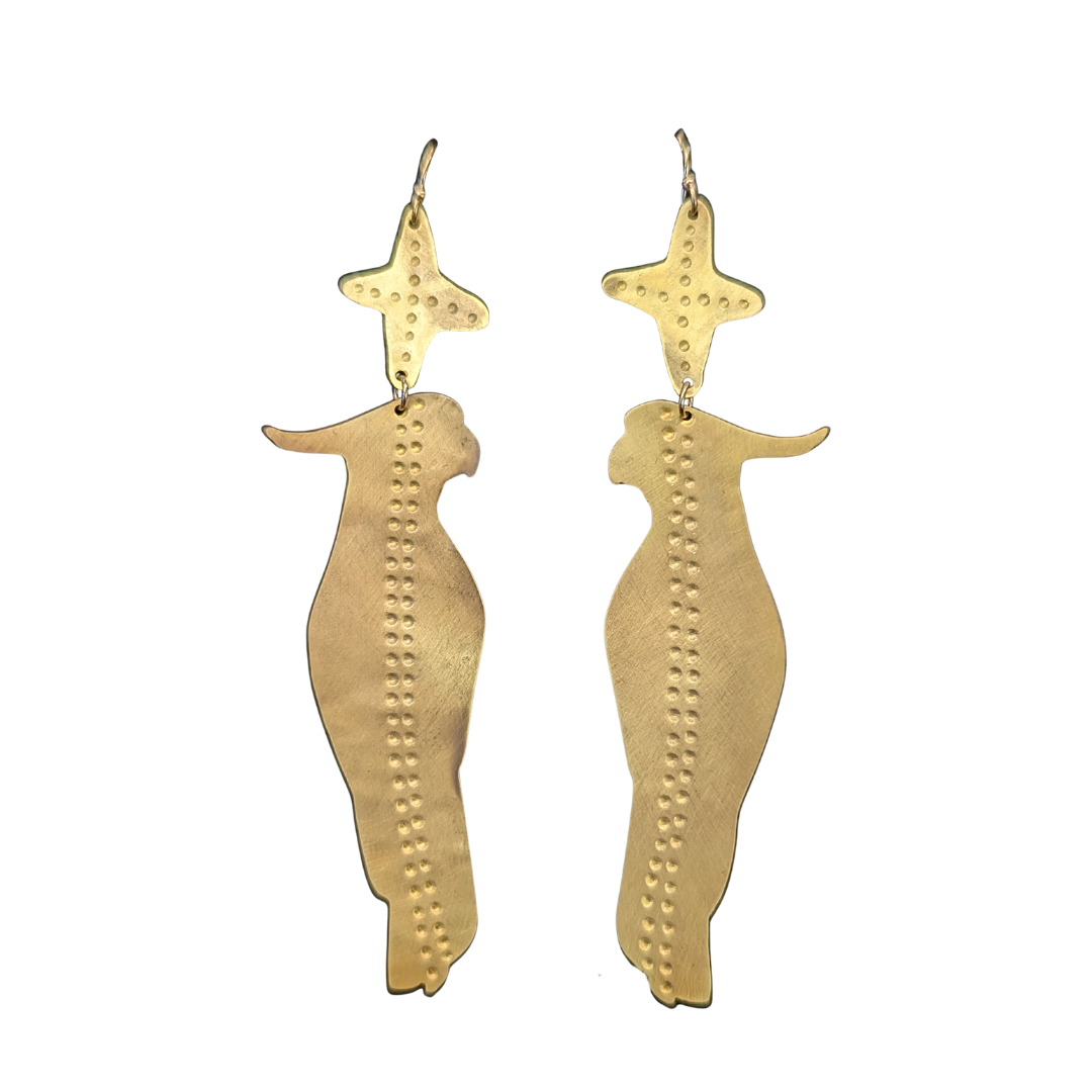 Nicole Jakins Earrings | Night Cockatoo