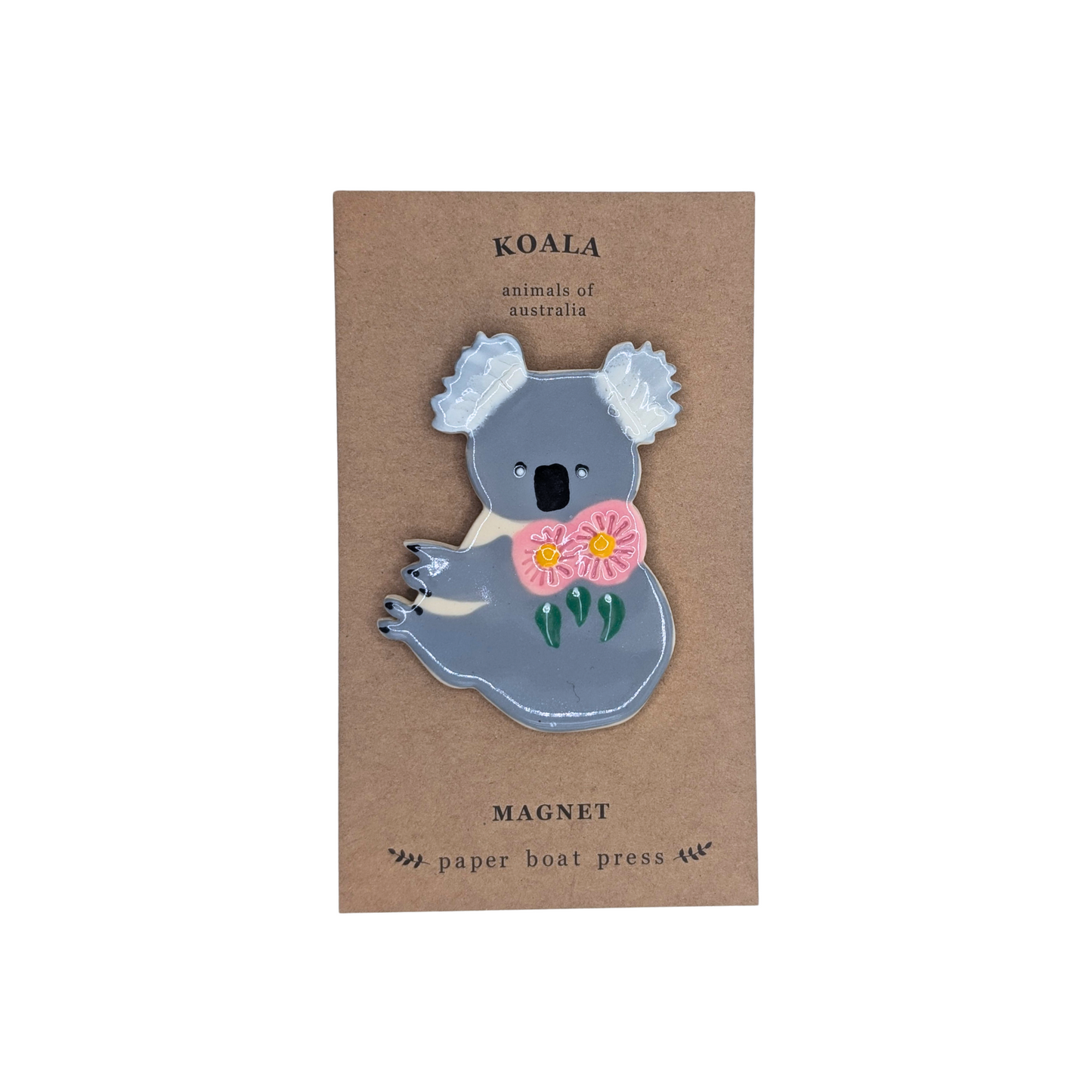 Paper Boat Press Magnet | Koala