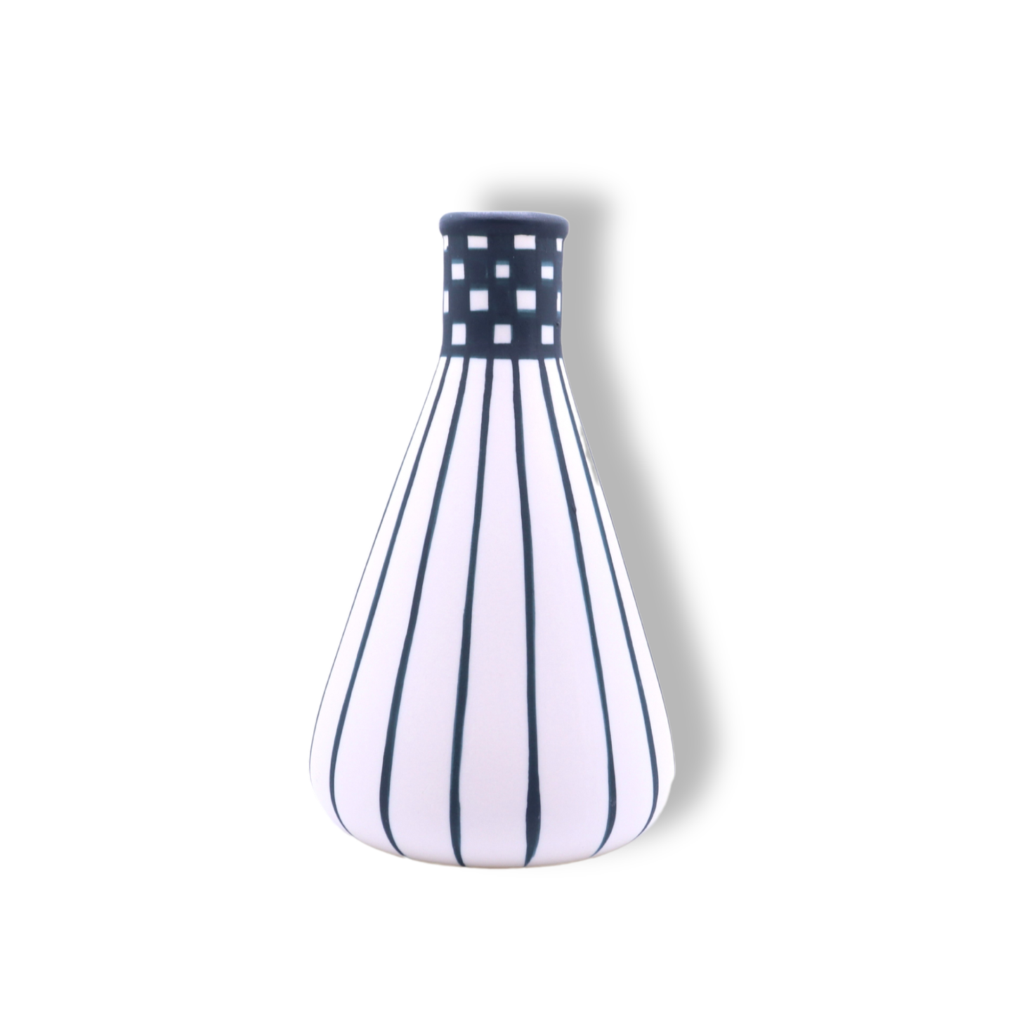 Ronelle Clarke Striped Flask Vase #2