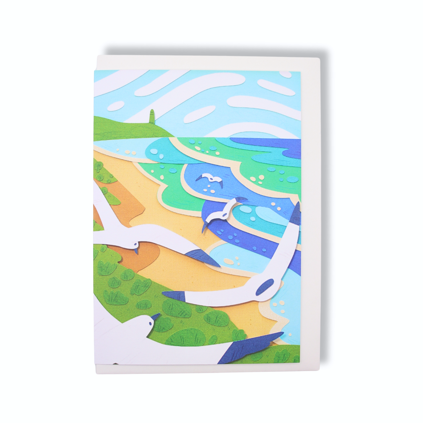 Sarah Capon Greeting Card | Seagulls