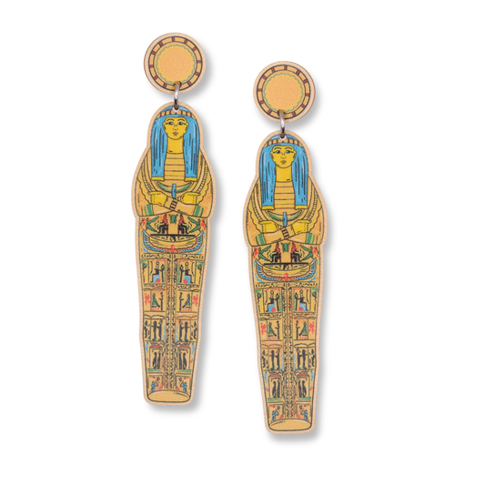 Busy Head Earrings | Sarcophagus Drop Studs