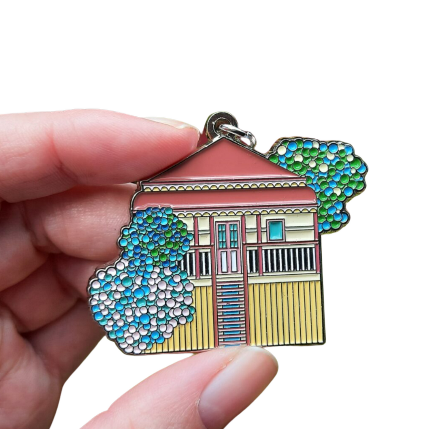 Debra Hood House Keyring | Colonial (Brown)
