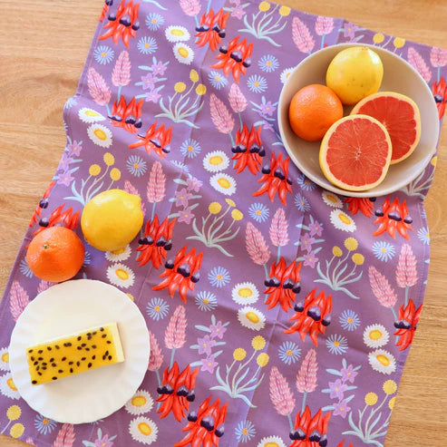 Pixie Nut & Co. Tea Towel | Desert Bloom