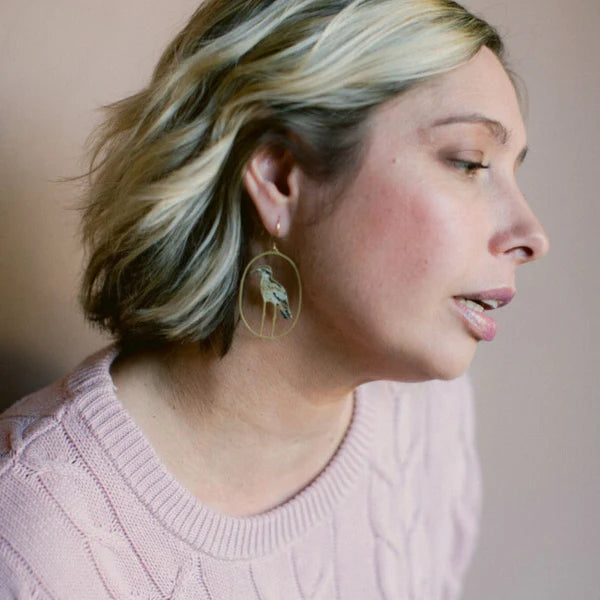Denz Bush Stone-Curlew Earrings