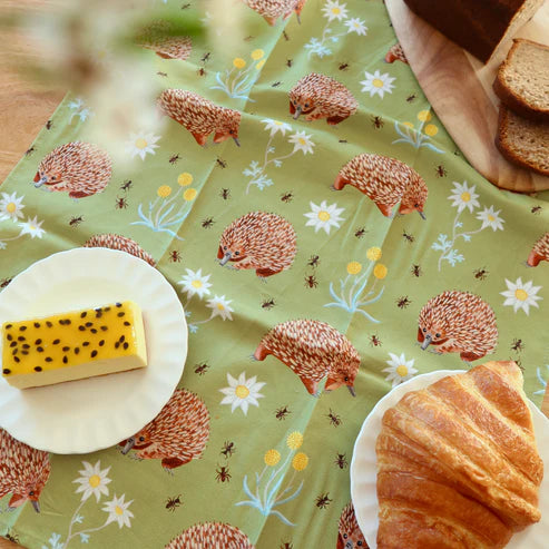 Pixie Nut & Co. Tea Towel | Echidna