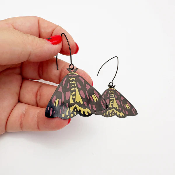 Denz Midi Moth Earrings | Sheep Moth