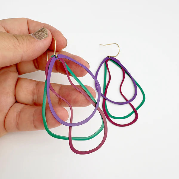 Denz Tri Shape Dangle Earrings | Jewel