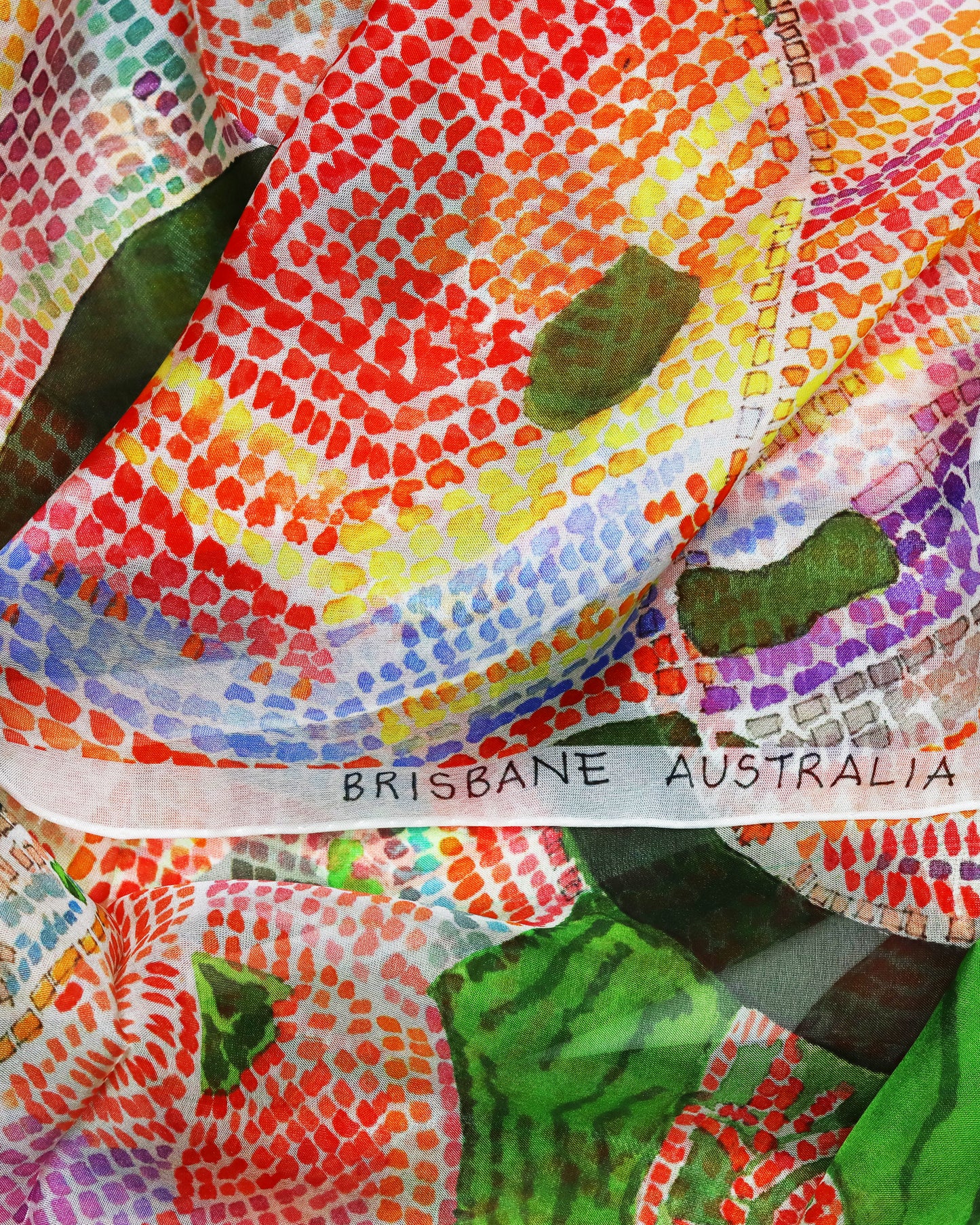 Catherine Baudet Silk Chiffon Scarf | Brisbane