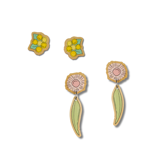Busy Head Earrings | Australian Native Stud Pack