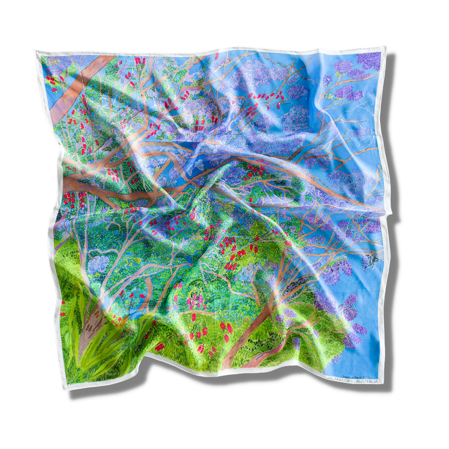 Catherine Baudet Silk Chiffon Scarf | Jacarandas