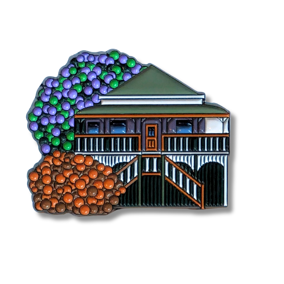 Debra Hood Enamel Pin | Dusty Mauve House