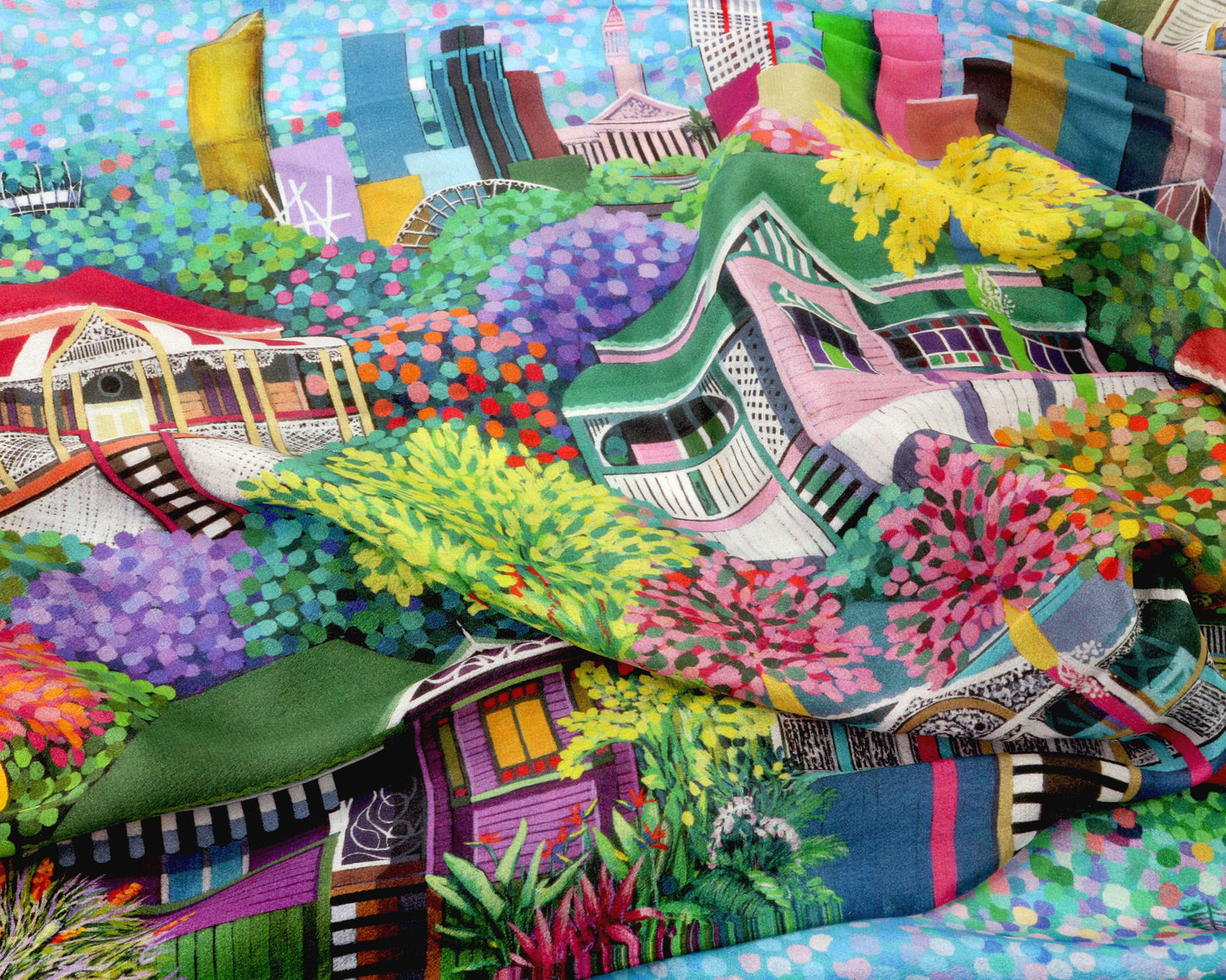 Debra Hood Silk Scarf | NEW Violet Blush