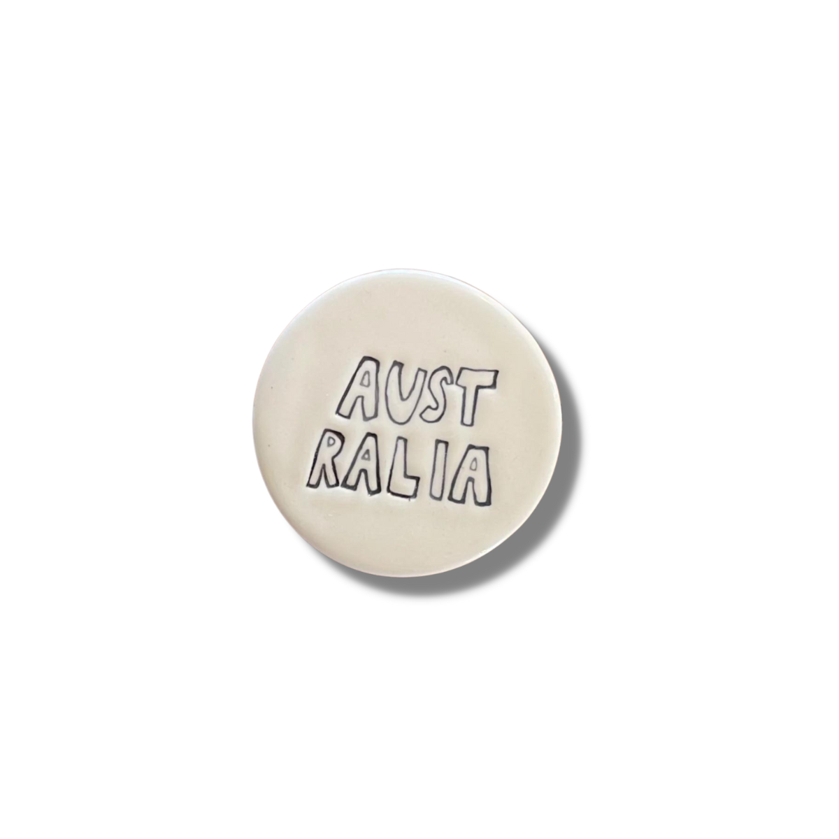 Paper Boat Press Round Magnet | Australia