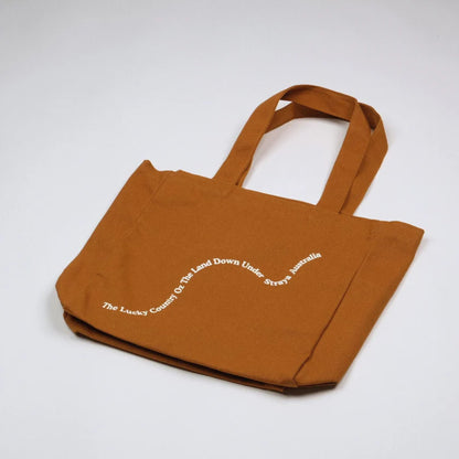 The Modern Souvenir Shop Lucky Country Tote Bag | Tan