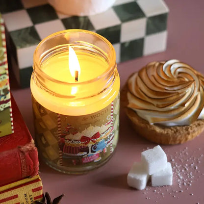 Ivy & Wood Christmas Candle | Lemon Meringue