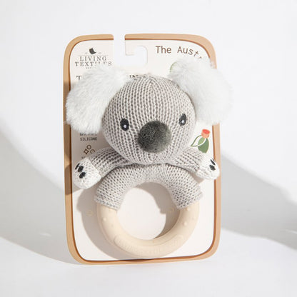 Living Textiles Co. Australiana Ring Rattle | Keith the Koala